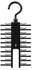 Generic 2 Pcs Cross X Hangers Tie Belt Rack Organizer Hanger Non-Slip Clips Holder Black