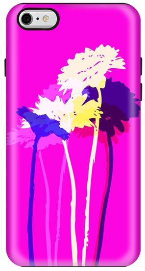 Stylizedd  Apple iPhone 6 Plus Premium Dual Layer Tough case cover Matte Finish - Bleeding Flowers ‫(Pink)