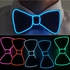 LED Light Up Mens Bow Tie Necktie Luminous Flashing For Dance Party Christmas Evening Party Decoration