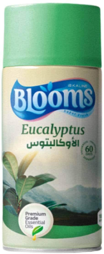 Blooms Air Freshener Replacement with Eucalyptus Scent - 250 ml