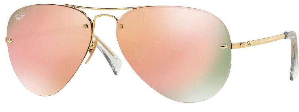 Ray-Ban Aviator Iconic Sunglasses for Men - RB3449-001/2Y 59