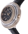 Diamond Dior for Women - Analog Studded Black/Gold Dial Black Leather Band Watch