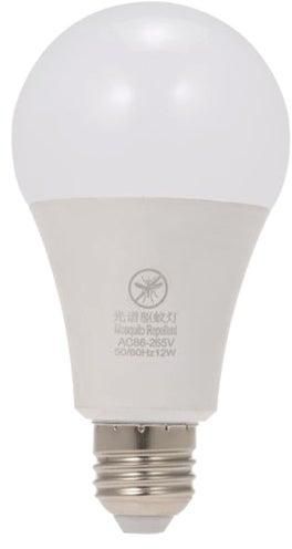 مصباح LED طارد للبعوض أبيض/فضي