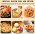 Ghguole 100PCS Air Fryer Disposable Paper Liner Non-Stick Pan Parchment Baking Paper, 6.3 Inch Food Grade Baking Paper for Oven Air Fryer Baking Roasting Microwave Frying Pan