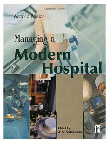 Managing A Modern Hospital Paperback English by A.V. Srinivasan