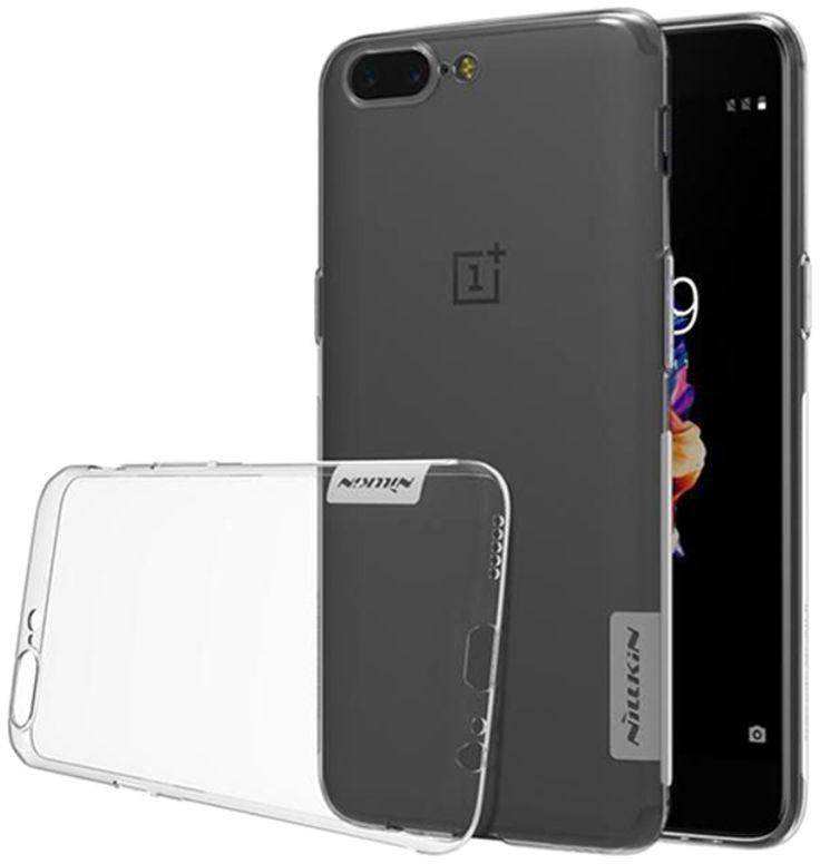 Thermoplastic Polyurethane Soft TPU Case Cover For OnePlus 5 Clear