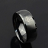 Rings Unisex Titanium Black is decorated with the letter G (Size 13) NO.WTR16