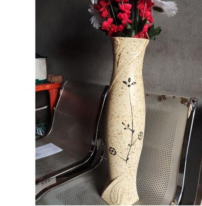 Decorative Wood Floor Flower Vase Large Size