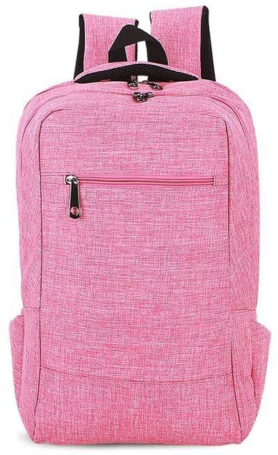 Universal Multi-Function Canvas Cloth Laptop Computer Shoulders Bag Business Backpack Students Bag, Size: 43x28x12cm, For 15.6 Inch And Belowbook, Samsung, Lenovo, Sony, DELL Alienware, CHUWI, ASUS, HP(Magenta)