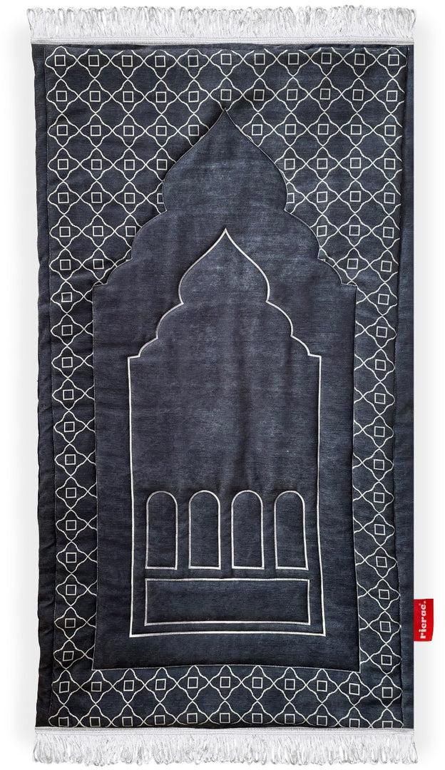 Printed Fiber Padded Prayer Mat- Mihrab