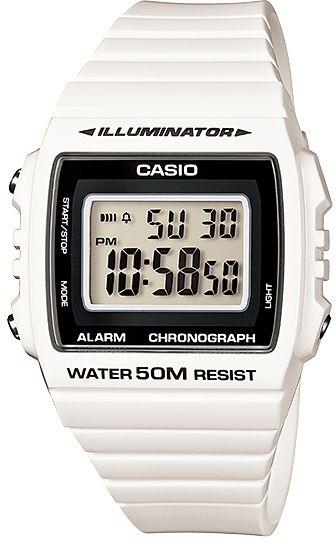 Illuminator Watch for Boys by Casio , Digital , Resin , White , W-215H-7AV