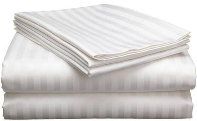 White Bedsheet With Pillow Cases