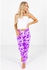 Purple Tie Dye Pants For Women - Jogger - Sweatpants - Stretchy - Slim
