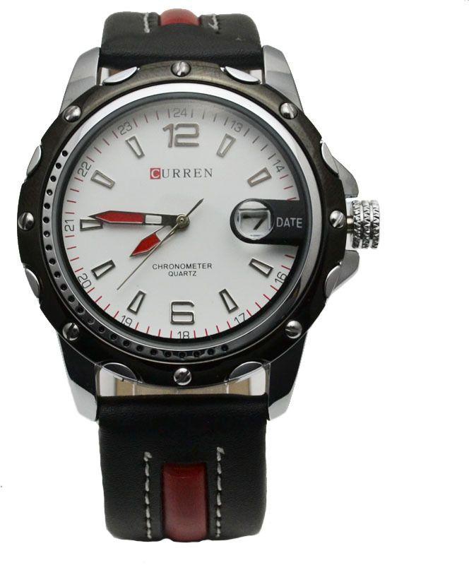 CURREN 4175 Unisex Black White Dial Authentic Watch
