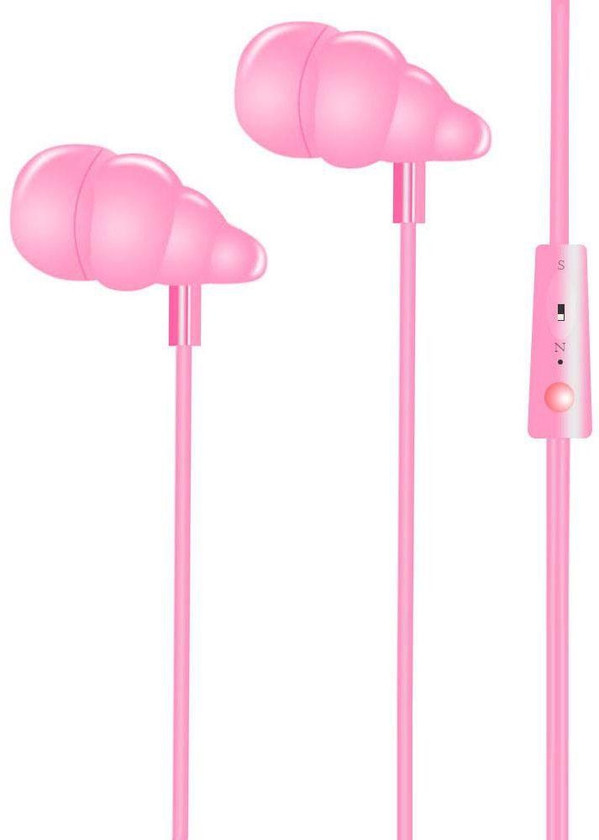 Margoun Universal U15 Perfume Wire In-Ear Headset Earphone with Builtin Mic for iPhone 5, 5S, SE in Pink