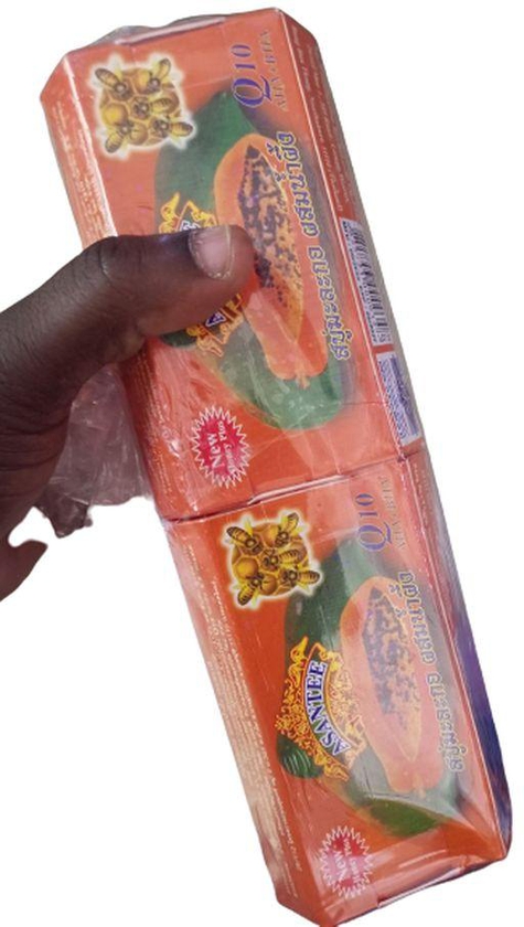 Ashantee Papaya Bathing Soap(A Pack Of 6)
