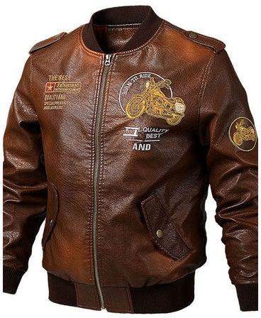 Men's Leather Jacket Brown