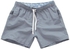 Summer Drawstring Beach Shorts Grey