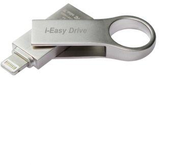 High Speed I-Easy OTG usb Flash Drive 16GB For iPhone 6 6s 7Plus 7 5 5S ipad Pen drive HD memory stick Dual purpose mobile - Silver