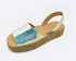 Mr Joe Flatform Open Toe Sandals With Slingback - Multi color