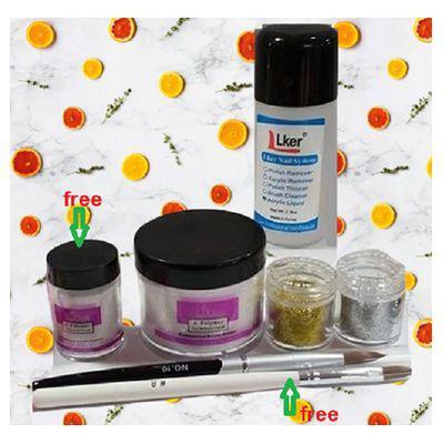 Fashion And Style Professional Acrylic Nail Art Kit + Free Brush & Powder