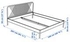 NESTTUN Bed frame, white/Leirsund, 160x200 cm - IKEA