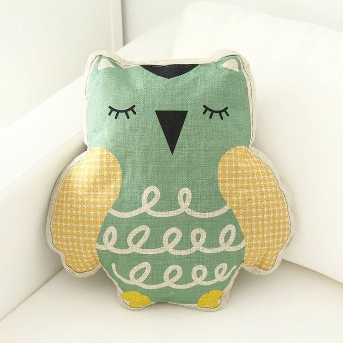 Generic Cartoon Lovely Home Office Home Bed Sofa Decorative PP Cotton Creative Pillow Green