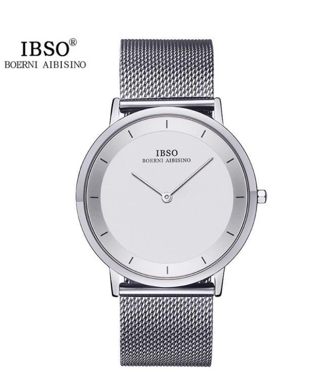 Ibso 2221-SS Analog Watch - For Men - Silver
