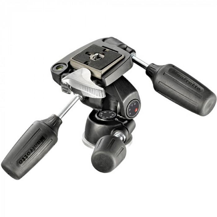 Manfrotto 804RC2 3-Way Pan/Tilt Head with RC2 Quick Release & 200PL-14 QR Plate