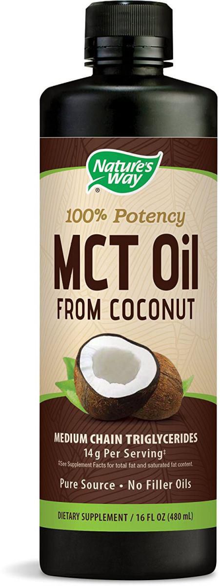 Nature's Way Potency Pure Source MCT Oil From Coconut- Certified Paleo, Certified Vegan- Non-GMO Project Verified, Vegetarian, Gluten-free
