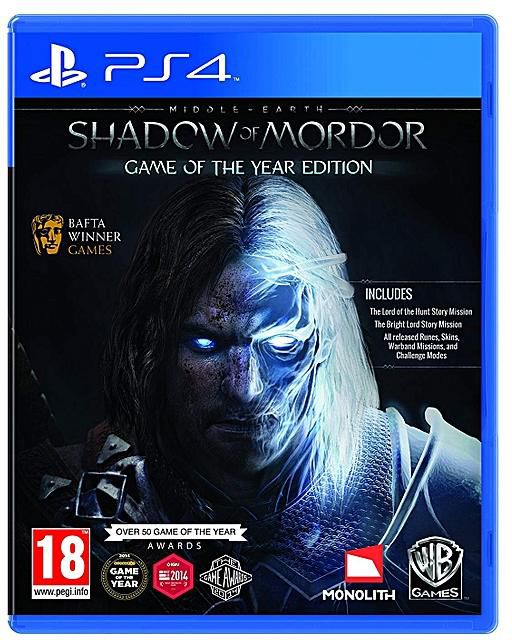 WB Games Middle-Earth: Shadow Of Mordor (Game Of The Year Edition) - Playstation 4