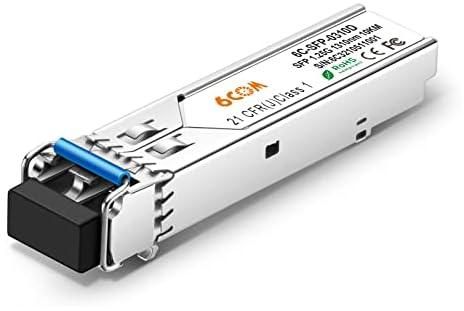 4Pack 1.25G SFP Transceiver, 1000Base-LX Module, 1310nm LC Single Mode Module, up to 10 km, for Cisco GLC-LH-SMD/GLC-LH-SM/SFP-GE-L, Ubiquiti, Netgear, D-Link, Supermicro, Mikrotik