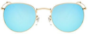 Metallic retro Sunglasses - Lens Size: 45 mm
