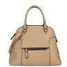 Rimen & Co Pu Leather Shell Shape Tote Womens Purse Hand Bag with Removable Strap Rx-2231