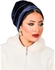 Turban For Women Winter Velvet Ruffle Turban Women Turban Women Turban Women Turban Headwear Women Hijab For Women,Navy