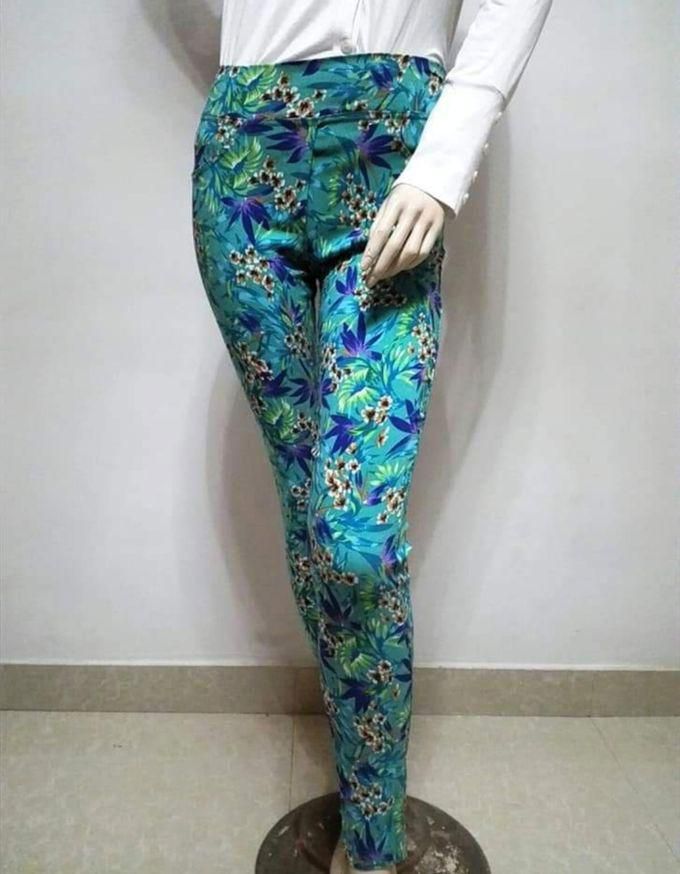 A Very Chic Patterned Pants For Women - Multy Color