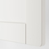 SMÅSTAD Door - white/with frame 30x90 cm