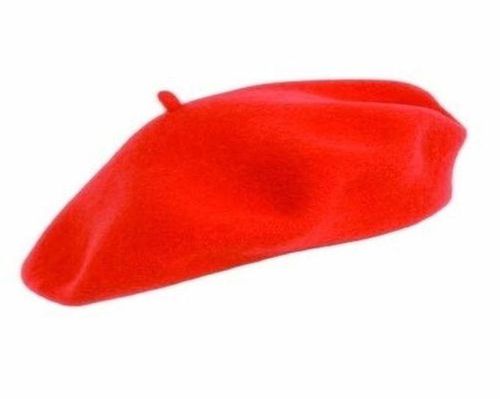Beautiful Red Colour Ladies Beret - "Good For Group Performance"