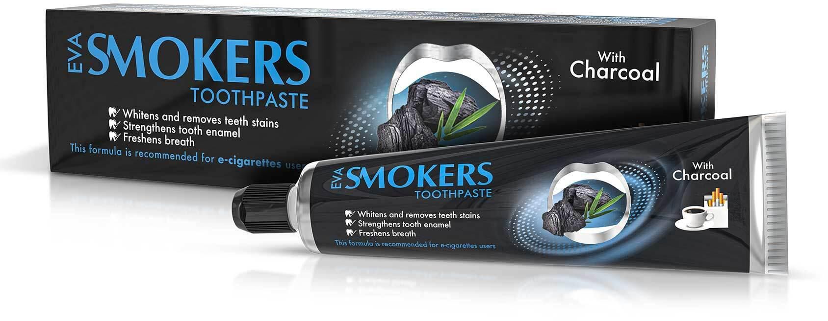 Eva Smokers Toothpaste - Charcoal - 50ml