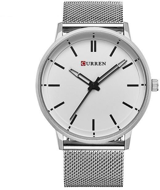 brand CURREN Watches Men Steel Mesh strap Quartz-watch Ultra Thin Dial Clock Men 8233
