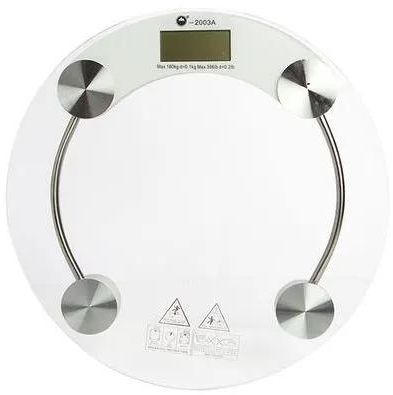 Personal Bathroom Scale Clear -180kg