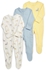 Llama Jersey Cotton Sleepsuits 3 Pack