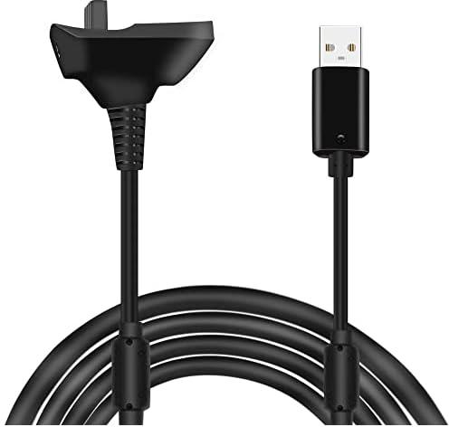 MAKINGTEC 6Ft Charging Cable for Xbox 360, Wireless Controller USB Charging Cable Compatible with Microsoft Xbox360 / Xbox 360 Ultra Slim Wireless Game Controller Replacement Charging Cable
