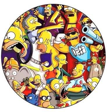 لوح ماوس بطبعة من مسلسل "Simpsons" متعدد الألوان