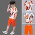 Little boy  clothing suit printed short-sleeved T-shirt + shorts ,boys. sportswear clothes