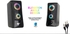 Havit Gamenote SK700 PC Gaming Speakers With RGB Dynamic LED Lights With 3.5mm Jack + USB