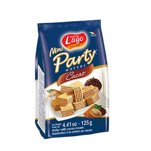 Lago Mini Party Cacao Cream Wafer - 125g