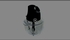 ماكينة تقطيع خضار صغيرة بلون اسود مات ديزاير من راسل هوبز، 24662، ضمان لمدة سنتين