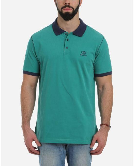 Activ Half Sleeves Polo Shirt - Teal Green