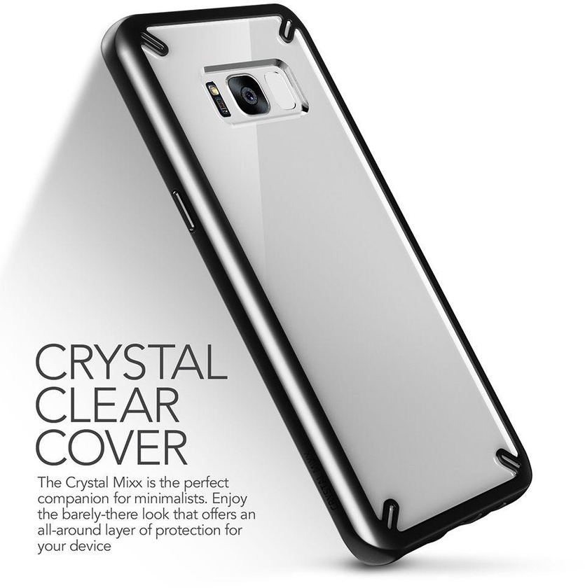 VRS Design Samsung Galaxy S8 Crystal Mixx cover / case - Black [Crystal Mix]